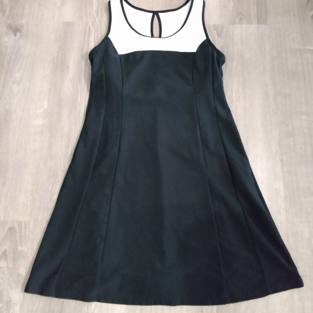 Mondetta Women's Athletic Dress Size M Performance & Luxury Active Black & White